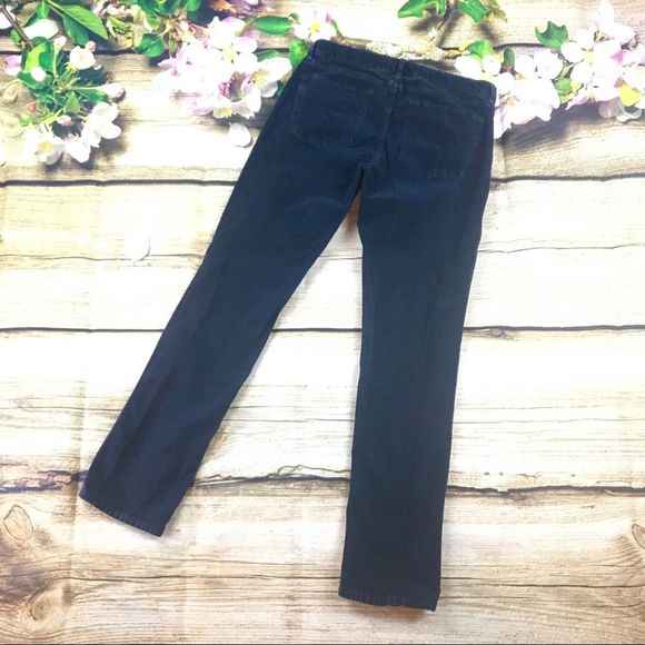 J. Crew Matchstick Corduroy Pants Navy Blue 27 - Picture 2 of 5